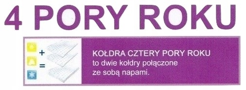 Kołdra antyalergiczna Medical 4 Pory Roku 200x220 Długość 220 cm