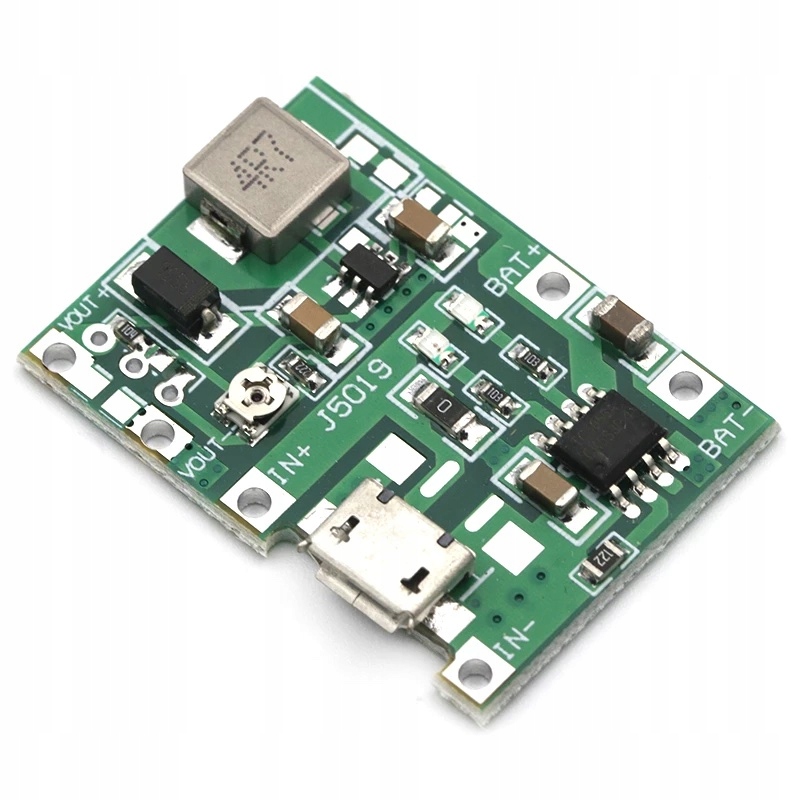 Ładowarka Li-ion TP4056 konwerter DC/DC 4.3-27V