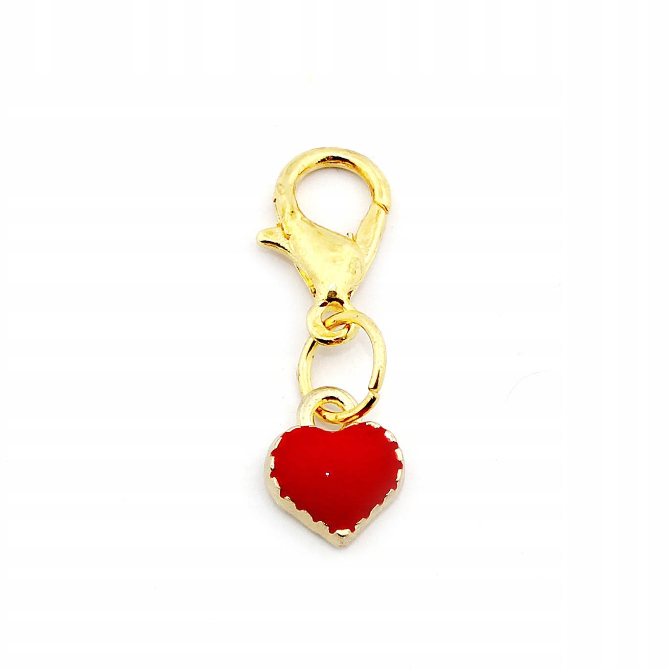 

Zawieszka Do Bransoletek Charms Serce Emalia Czer.