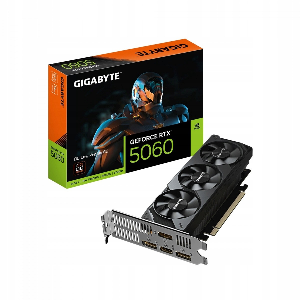 Gigabyte Grafická karta GeForce Rtx 5060 Oc Low Profile 8G GDDR7 3DP/HDMI