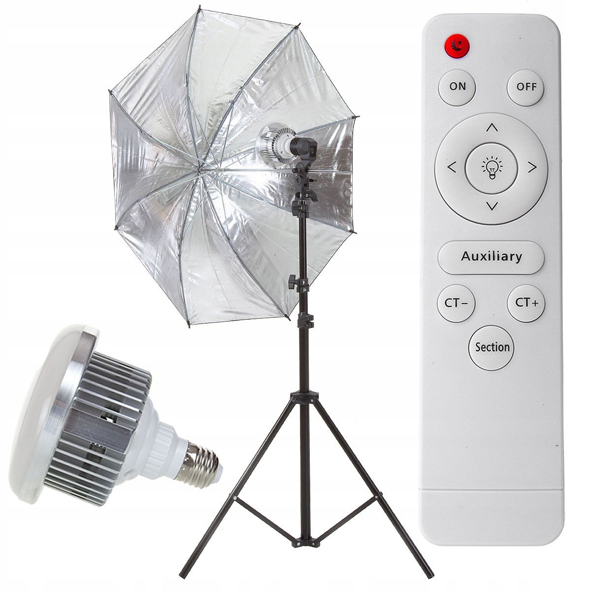 Lampa pro fotografie studio video 85W/170W Led s dálkovým ovládáním