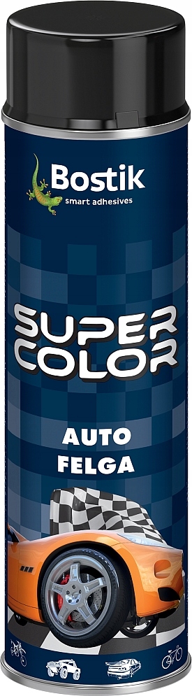 Bostik Color Auto Felga Lakier Do Felg Stalowych 500ml Czarny