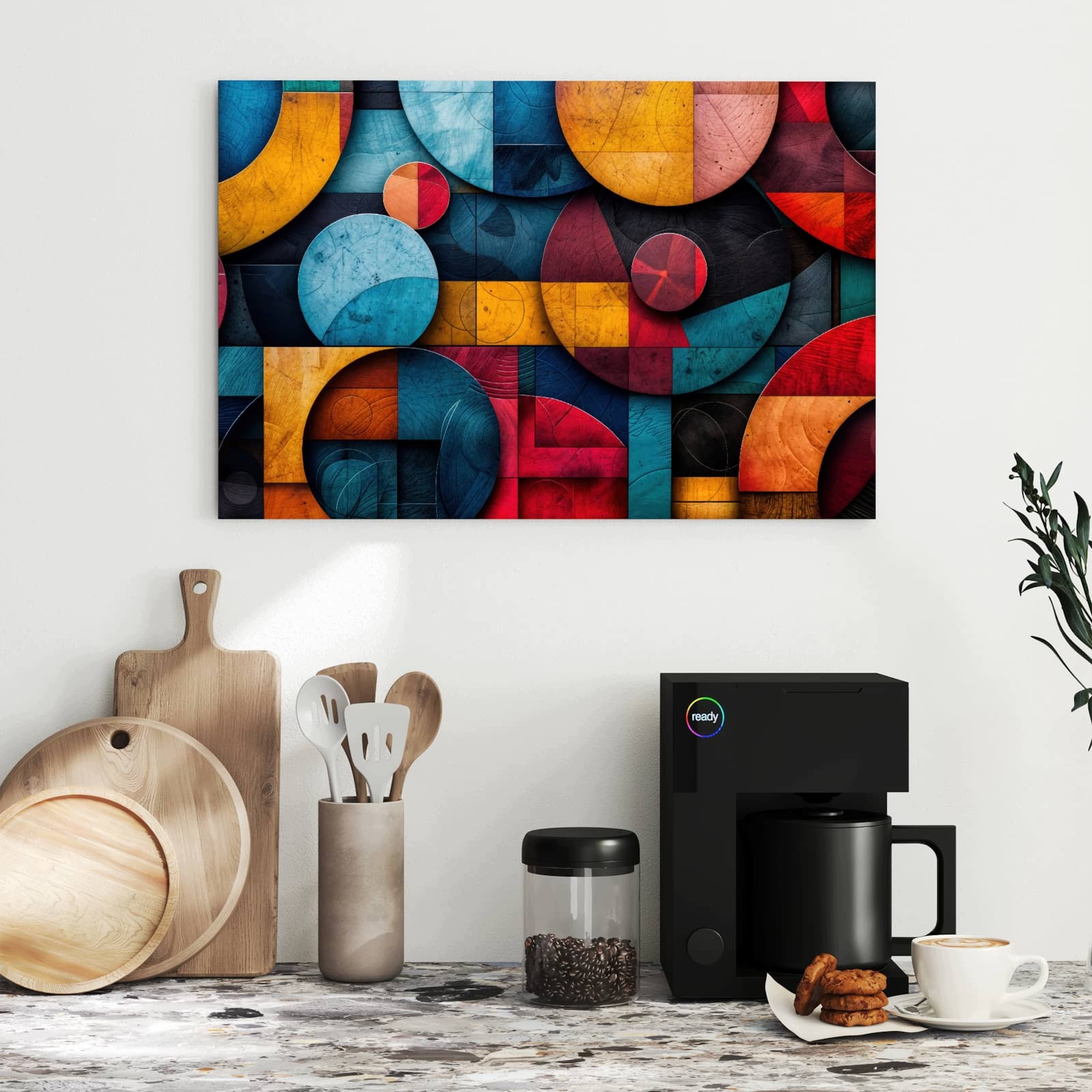 Magnetická tabule Barevné Kolečka 60 × 40 cm