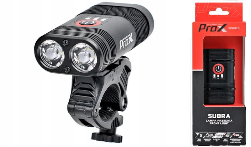 

Lampa Przód Prox Subra, 600Lm Lampka Rowerowa Usb