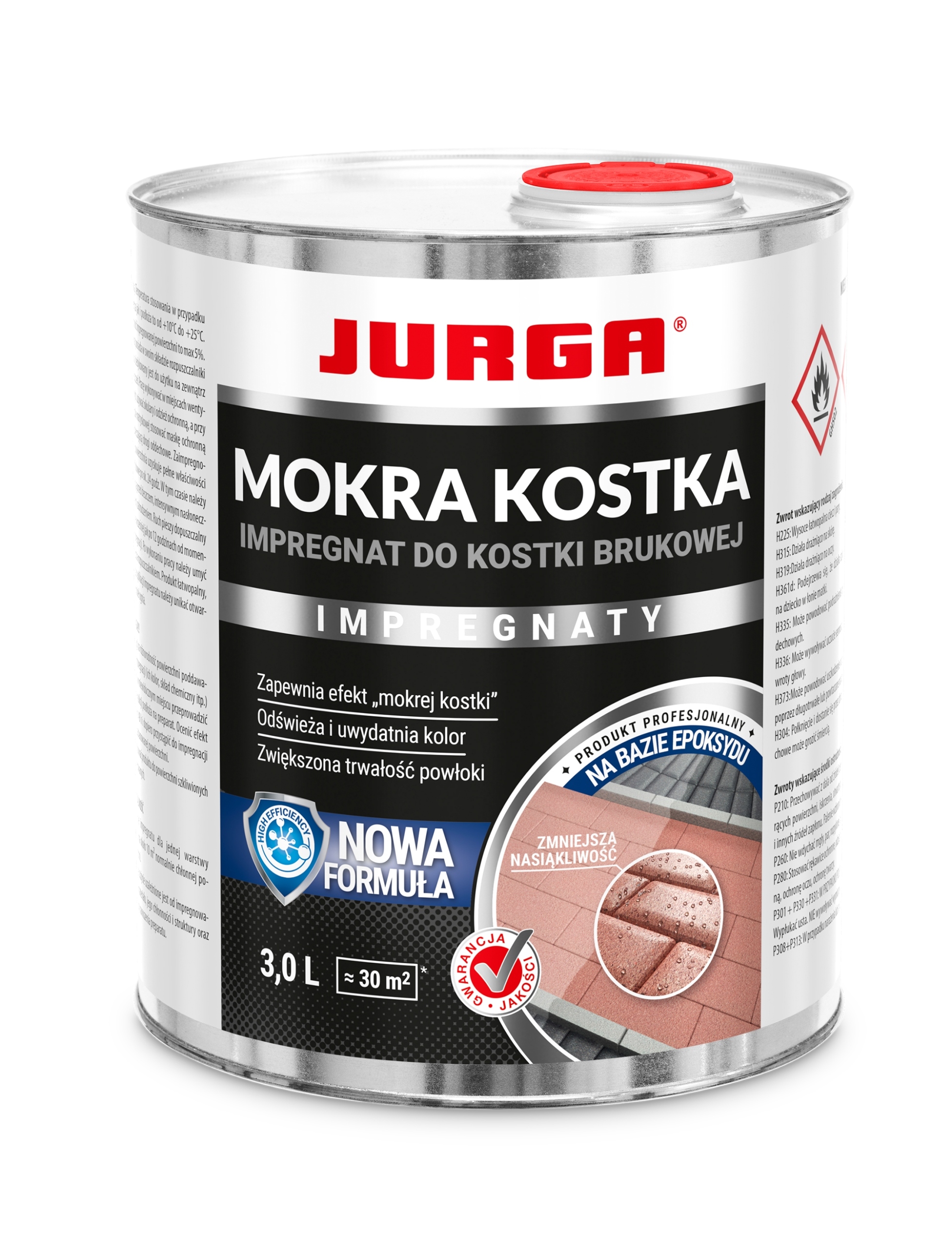 Jurga Mokra Kostka R 3L Impregnat do kostki bruk. i betonu