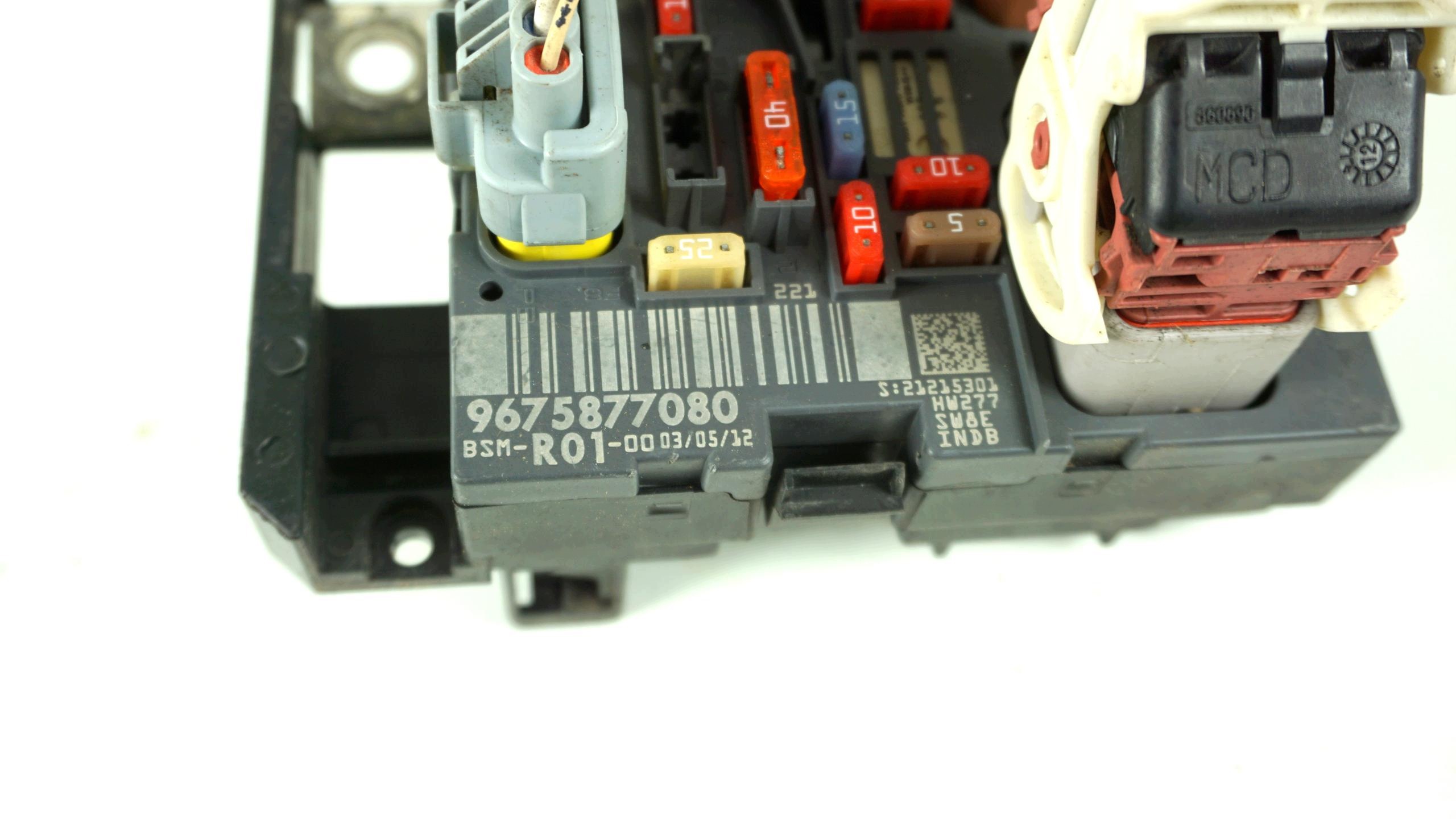 CENTRALINA FUSIBILI BSM modulo BSM-R01-00 CITROEN C4 e PICASSO 9675877080