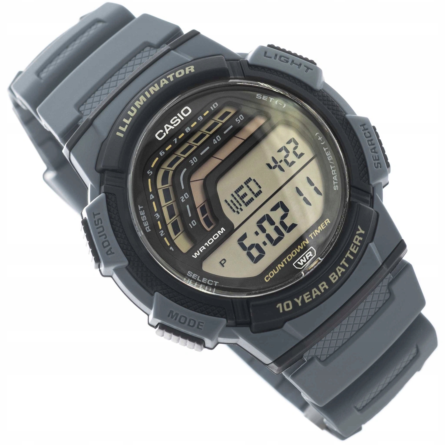 Pánské Hodinky Casio WS-1800-2AVEF Modré S Sportovním Řemínkem