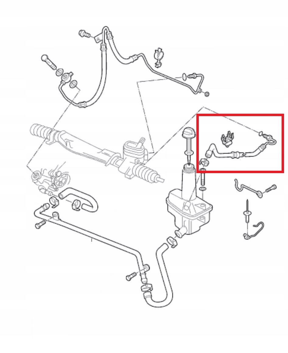 Sharan przewód wspomagania wąż 7M3422891M Producent części ATL