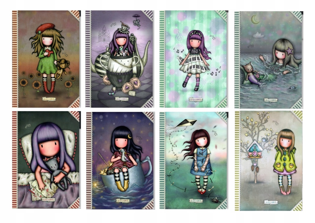 Zeszyt A4/40k kratka Gorjuss, Mar Mar 5611 A'10