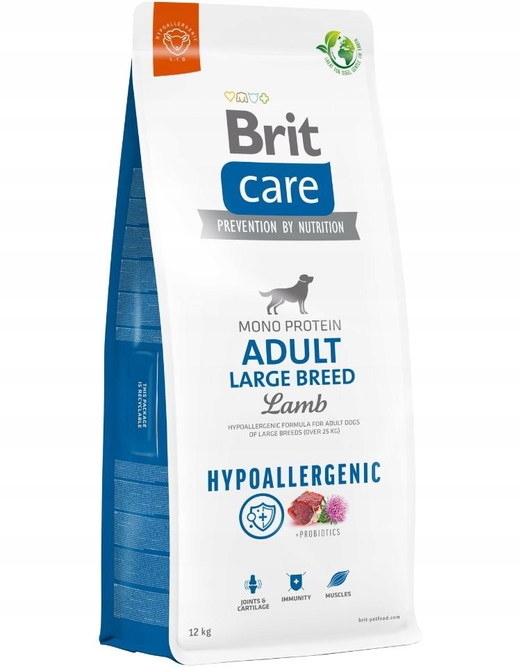 Brit Care Hypoallergenic Adult Large Breed s jehněčím masem 12 kg