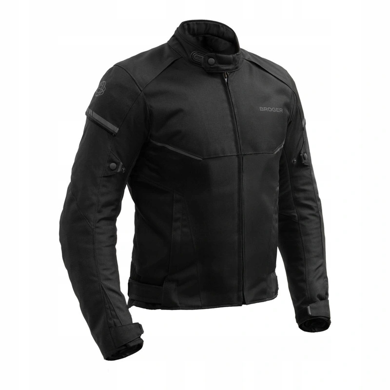 Textilná motocyklová bunda Broger Grid Black čierna Darčeky