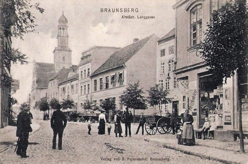 

Braniewo Langgasse Reprodukcja 16962