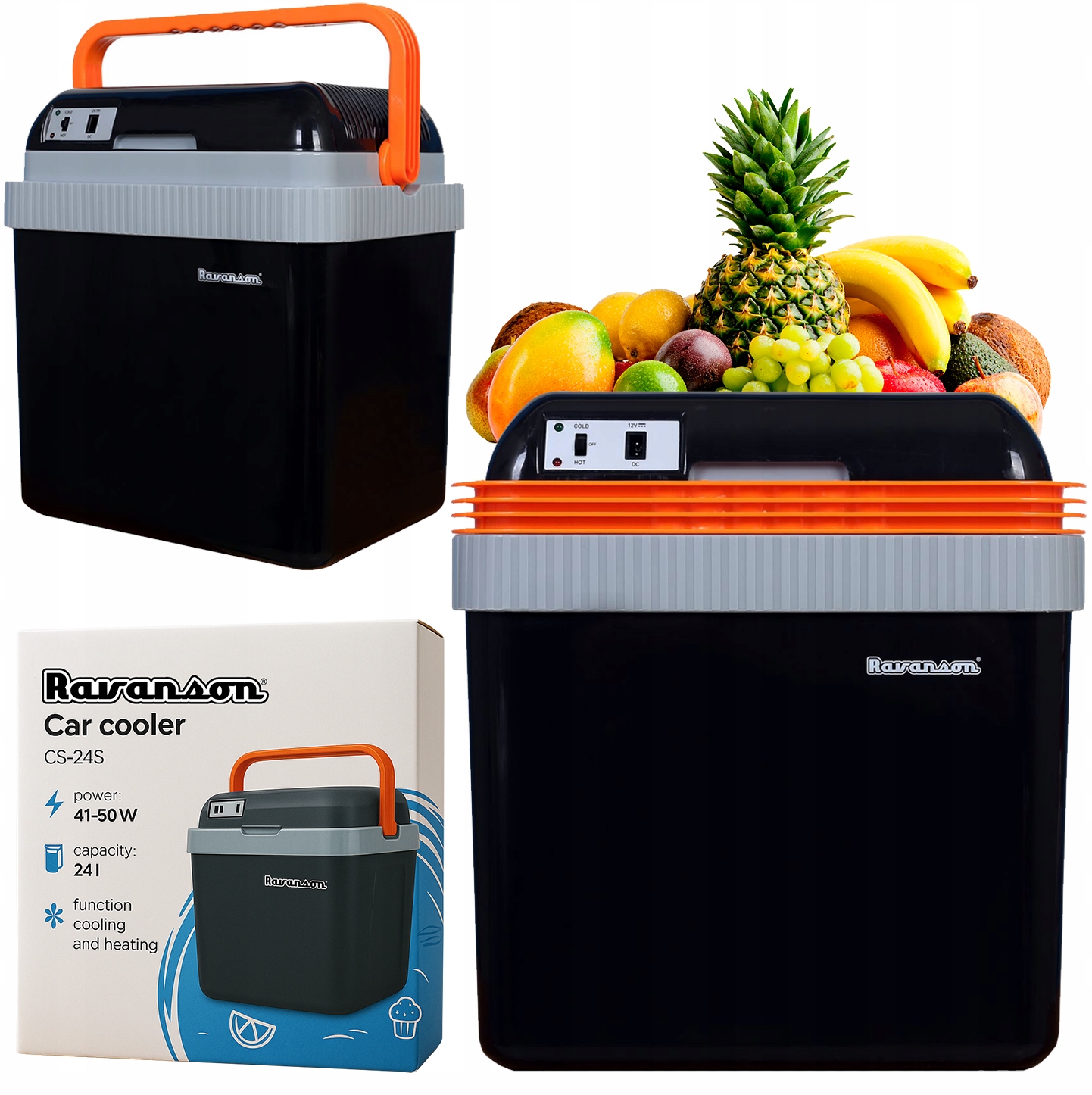 Turistická Automobilová Chladnička Přenosná Do Auta 24 L 2V1 S Topením