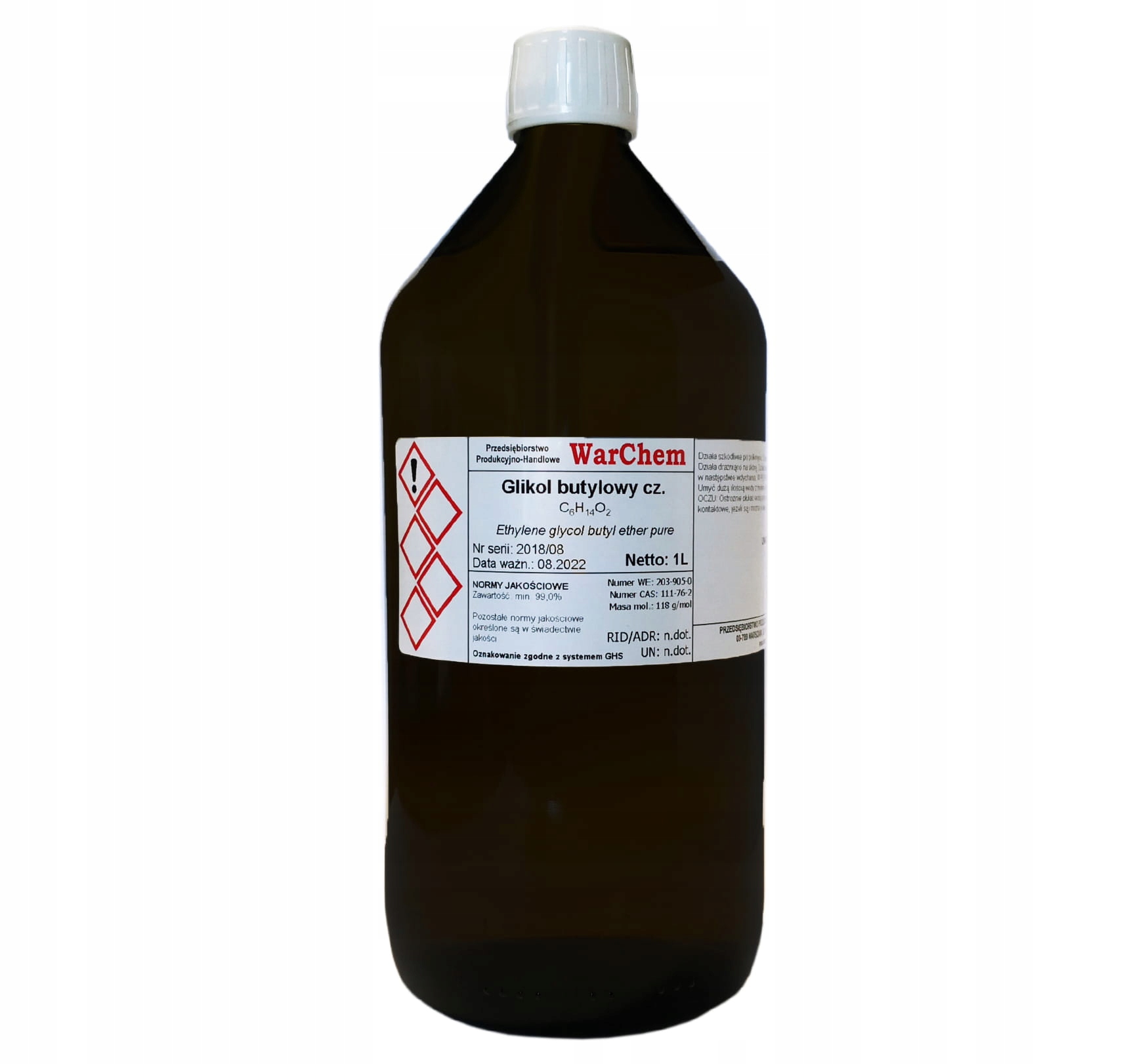 

Glikol Butylowy czysty 1L