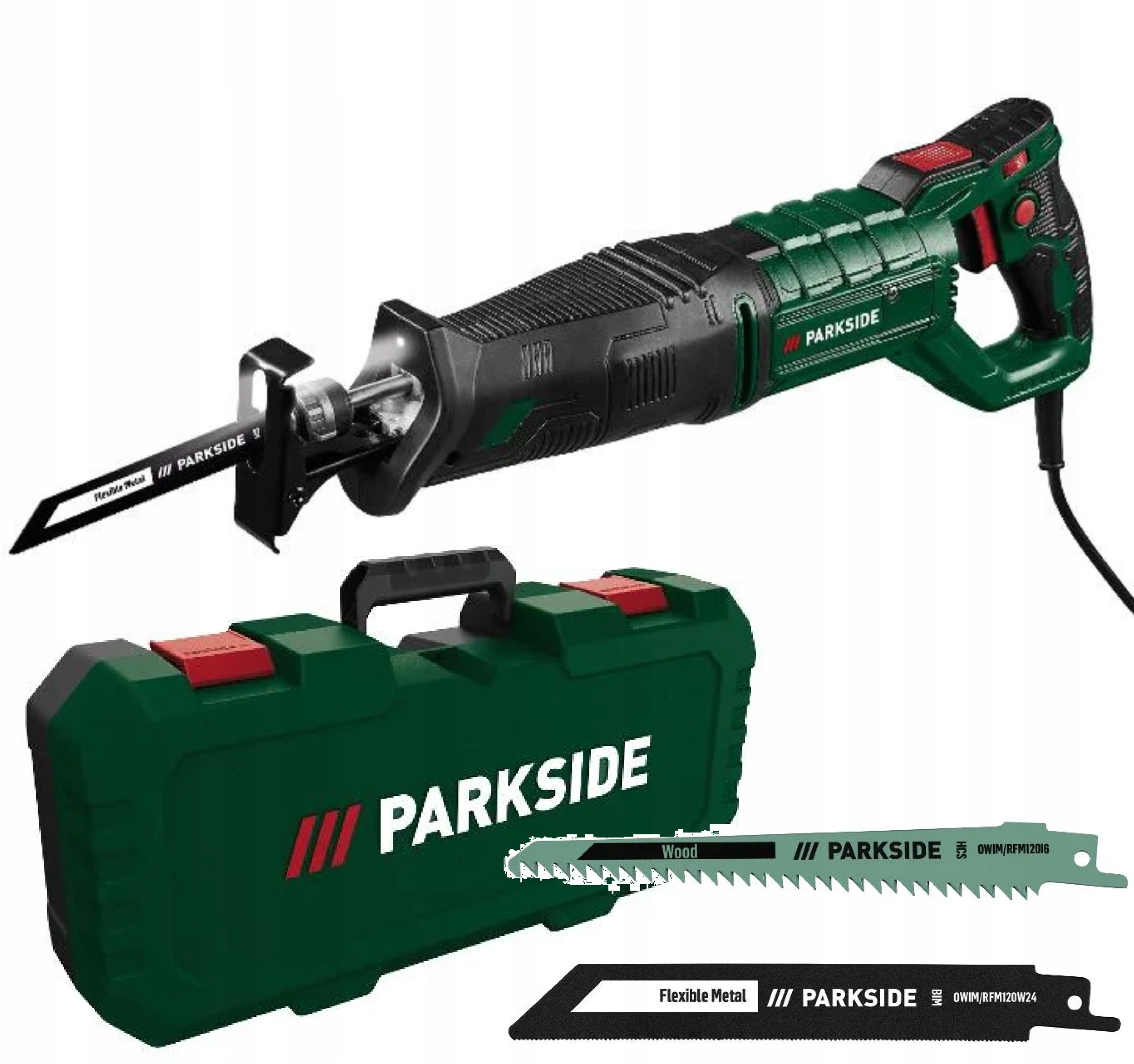 Elektrická pila Parkside pila ocaska Pfs 850 W, zdvih 28 mm, pilové listy