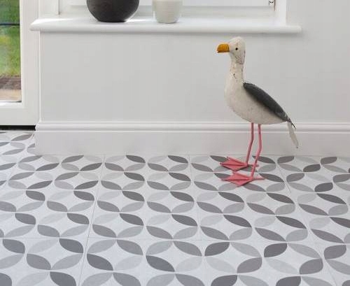 SAMOPRZYLEPNE PŁYTKI PODŁOGOWE KOŁA GEOMETRIC PCV Rodzaj panele winylowe