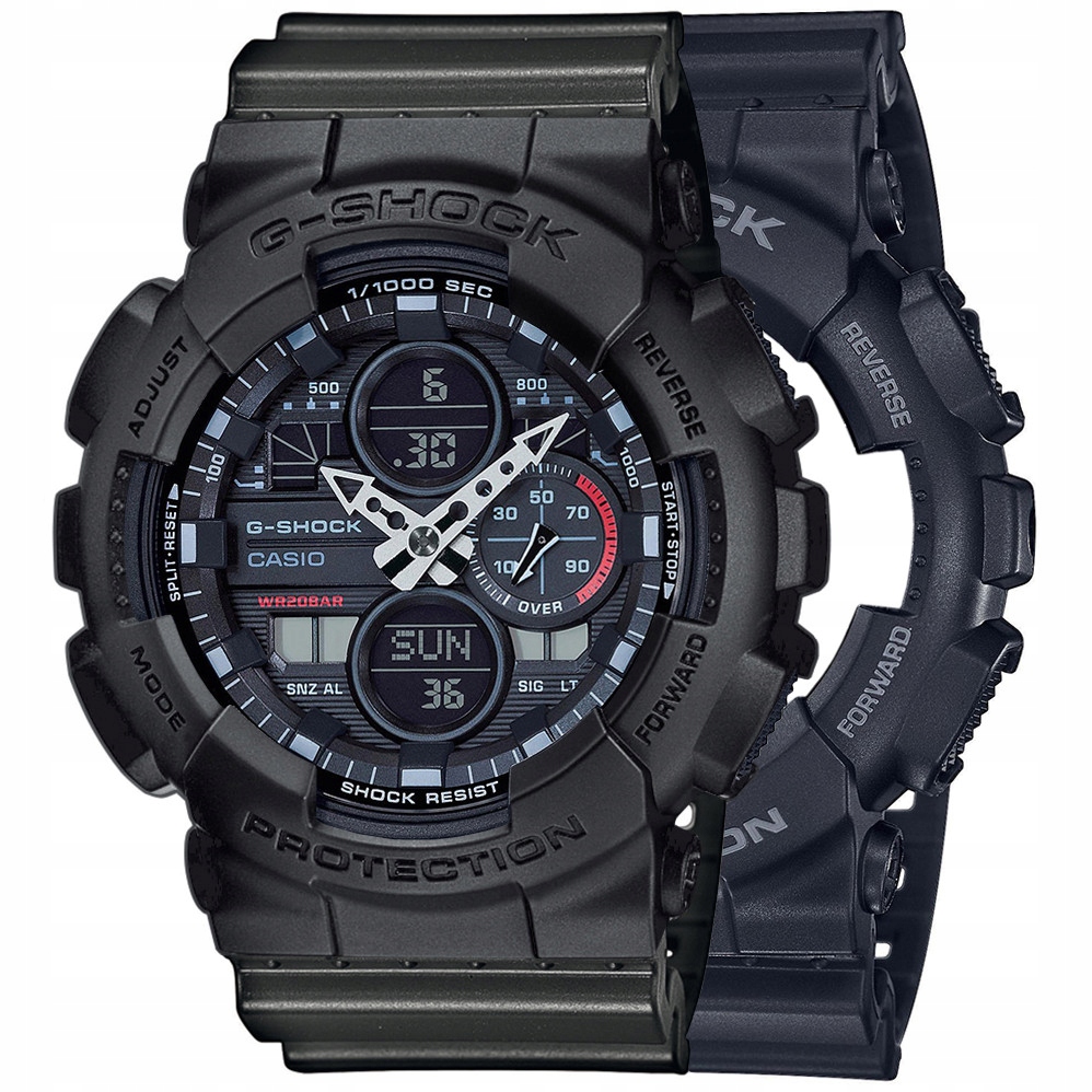 Hodinky Casio G-Shock Set GA-140-1A1ER Bezel 10358741 Řemínek 10467764 20