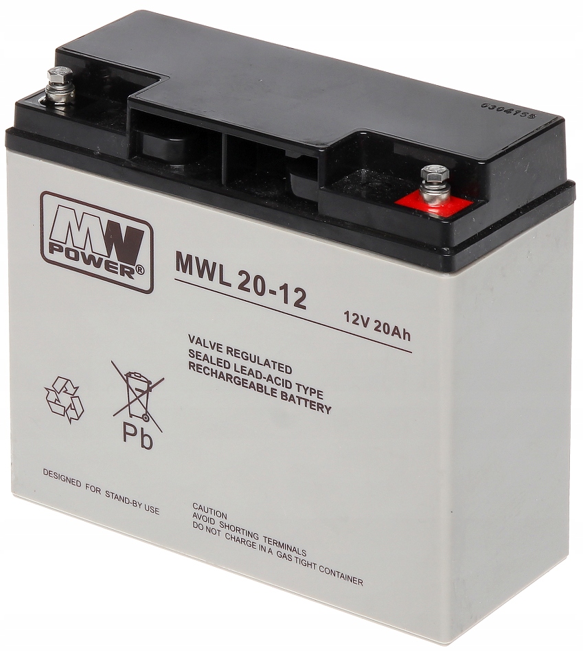 Аккумулятор MWL 20-12 AGM 12 В/20 Ач-MWL