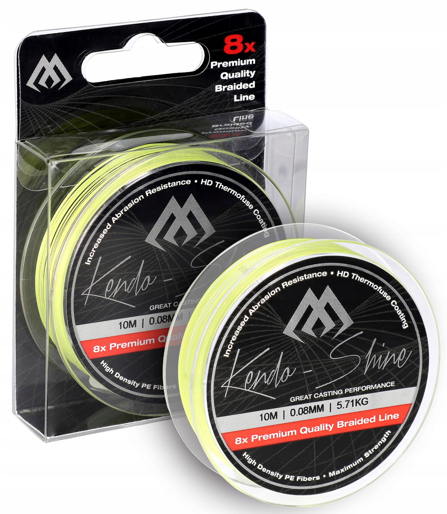 PLECIONKA KENDO SHINE (FLUO YELLOW) 0.20mm\19.86kg\10m - op. 1szp.