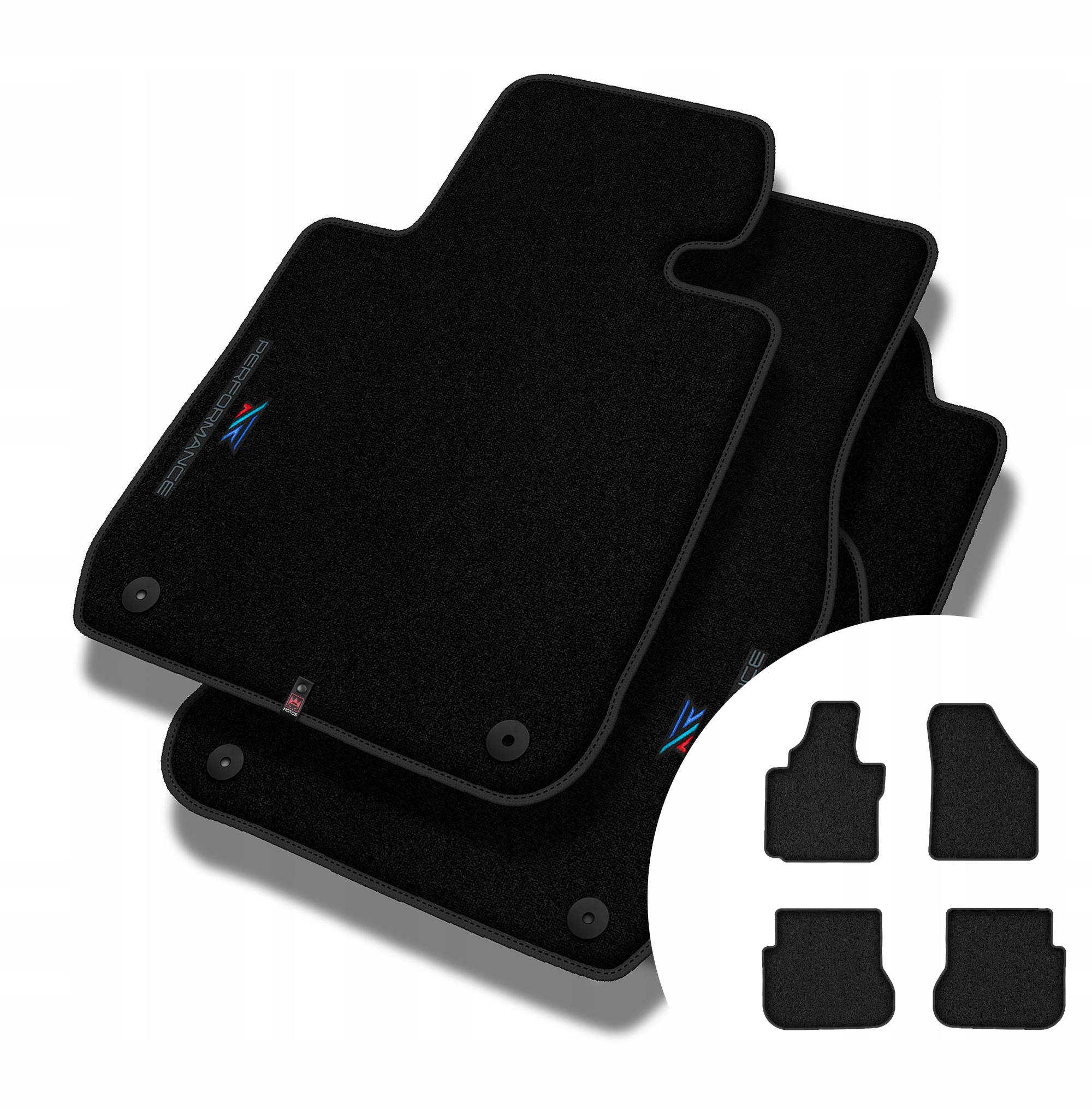 Velúrové koberčeky Performance Premium pre Volkswagen Caddy III 2009-2020