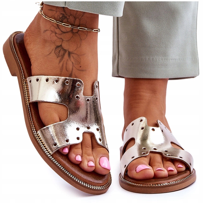 Zazoo 40326 Nazouváky S Ozdobnými Výřezy Zlaté 39