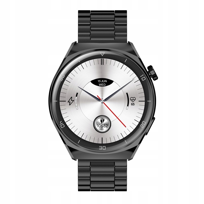 SMARTWATCH GARETT V12 CZARNY STALOWY Marka Garett