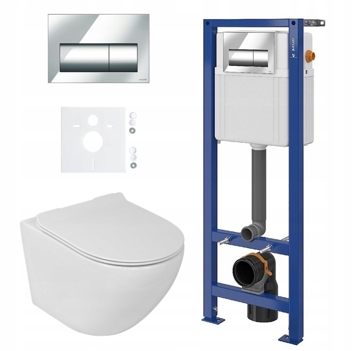 

Zestaw Cersanit 6w1 Stelaż Do Wc + Miska