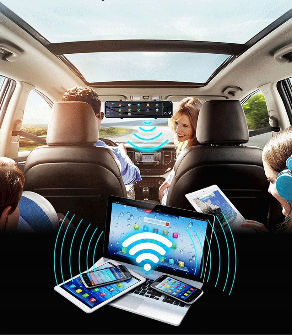 Kamera Cofania Sony Rejestrator Lusterko 12" Marka Home Automation