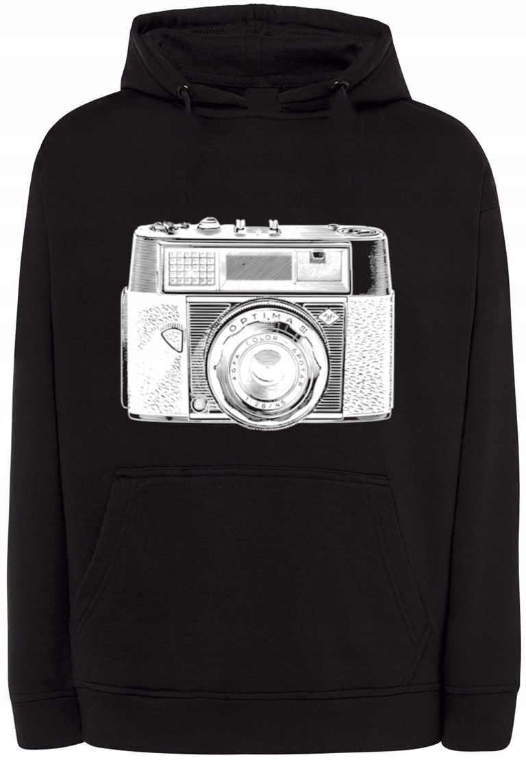 Mikina s retro potiskem Kamera Vintage r.XXL