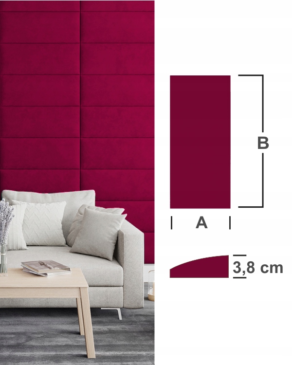 Panel ścienny tapicerowany na wymiar Kod producenta MM2025 wymiar