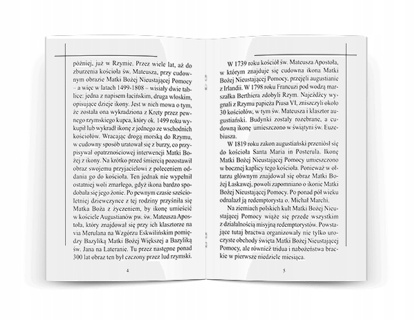 Do MB Nieustającej Pomocy MÓDLMY SIĘ modlitewnik Gatunek Wiara, duchowość