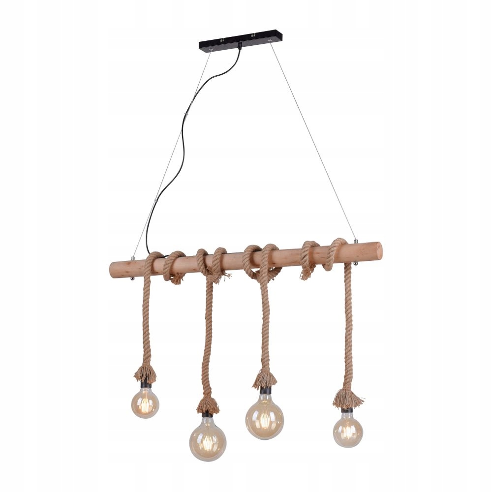 Závěsná lampa Zuma Line Rope 4 světelné body E27