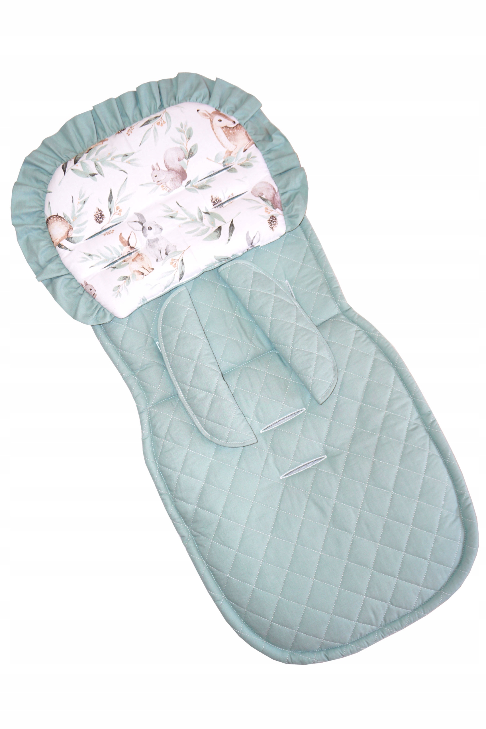 WKŁADKA DO SPACERÓWKI PIKOWANA Z PODUSZKĄ I PASAMI Marka EMA