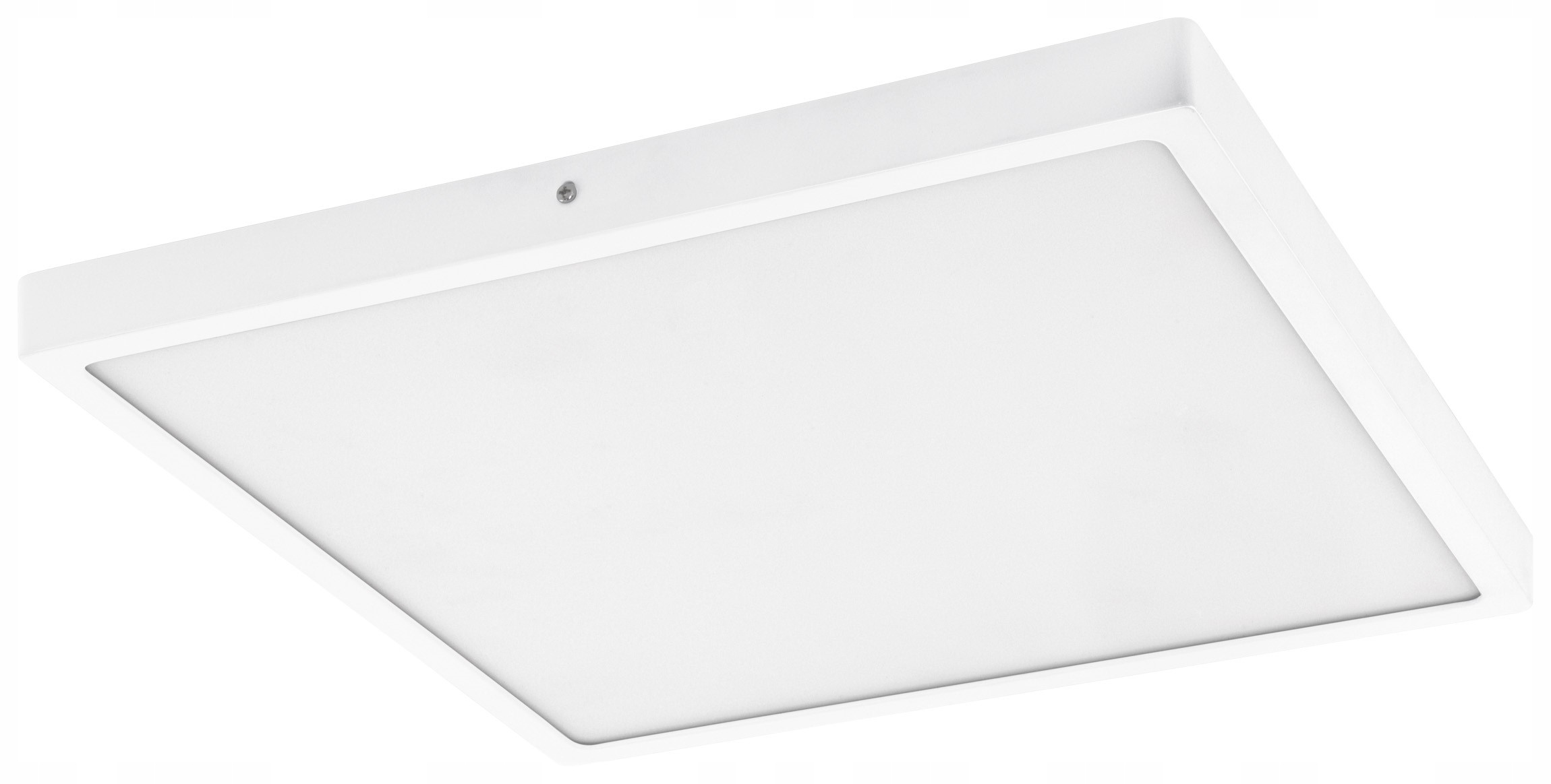 Stropné Svietidlo Štvorcový Eglo Nástenná lampa 40 x 40 cm Biela