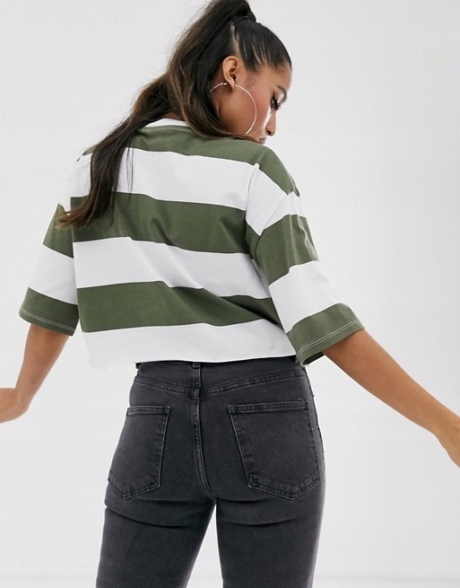 LUŹNY CROP TOP PASKI PETITE 30 Płeć kobieta