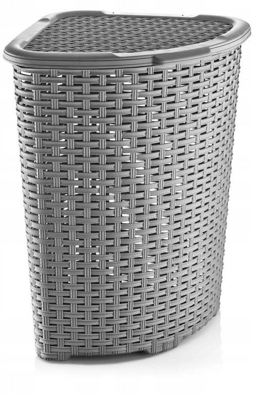 KOSZ NA BIELIZNĘ ,PRANIE,narożny 60l