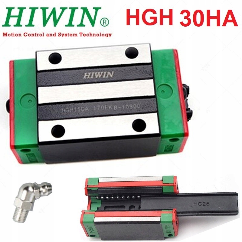Wózek liniowy HGH 30HA HIWIN Z0 do CNC