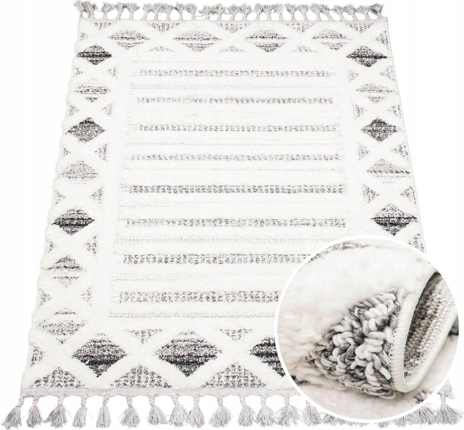 

Dywan Boho Berber Do Salonu Sypialni 120x170