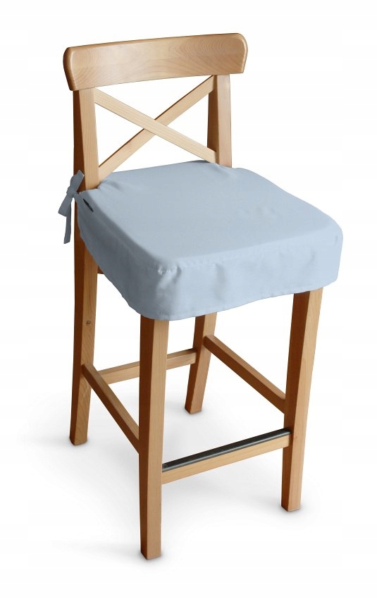 Dekoria Sedák na barovou židli Ingolf Ikea modrý
