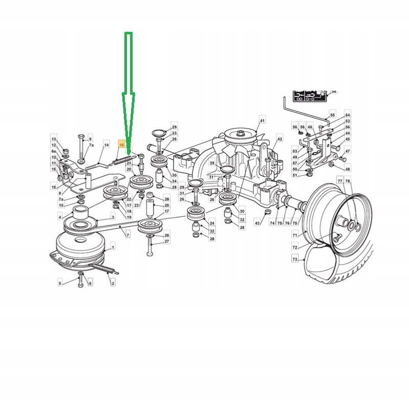 SPRĘŻYNA NAPINACZA PASKA NOŻY STIGA 125430219/1 BRILL DUO-CUT JUNIOR RIDER Rodzaj sprężyna