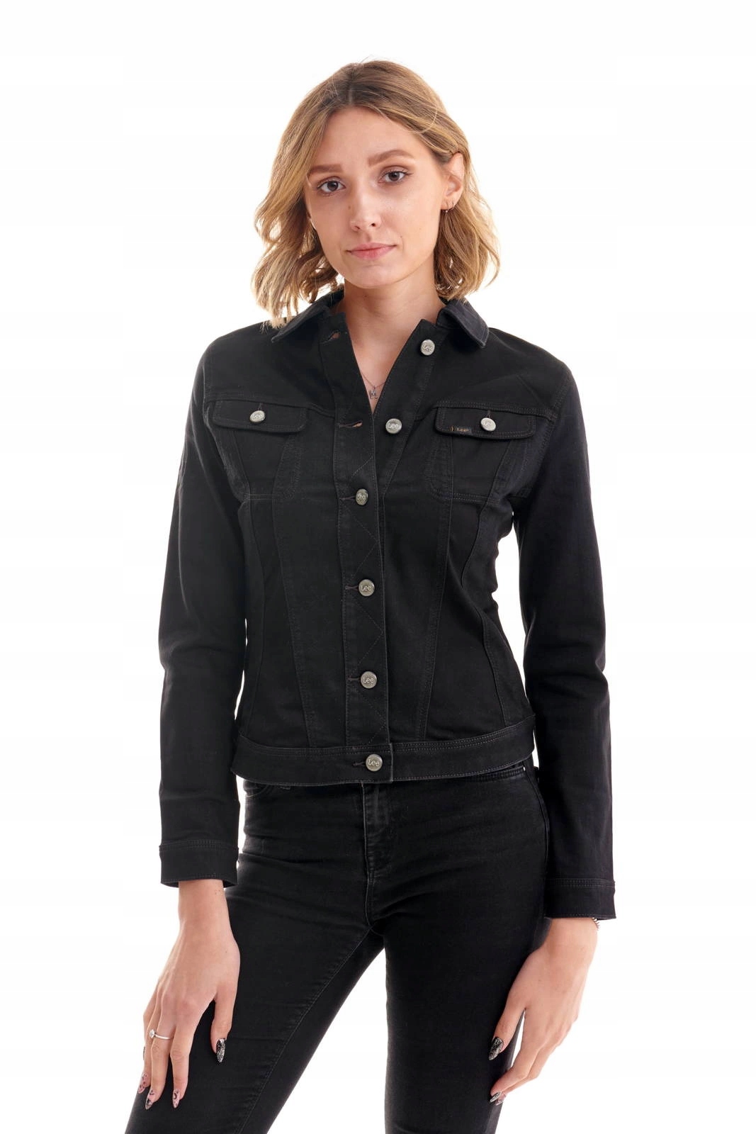 Damska kurtka Lee Slim Rider Black L55ZAEYG M
