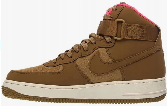 Pánské vysoké boty Nike Air Force 1 High '07 Golden Tan vel. 42.5