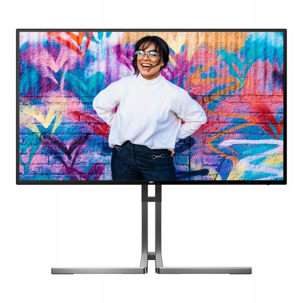 Aoc Monitor LCD Led Do Pc Laptop 27 Graphic Pro U27U3CV 6XUSB RJ45 Głośni