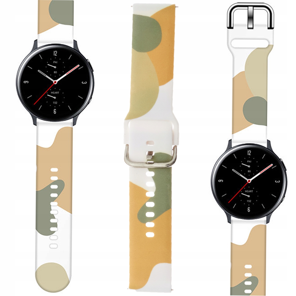 Pasek Strap Moro do Samsung Galaxy Watch 45 46 47 mm silikonowa opaska do
