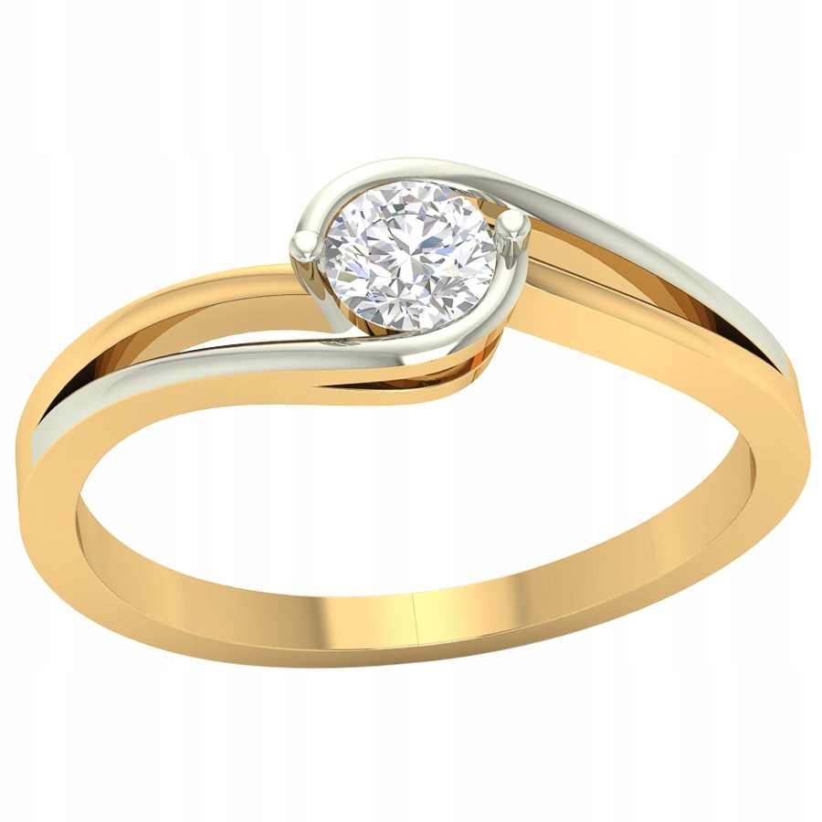 Zlatý Prstýnek Zirkon Zlato 585