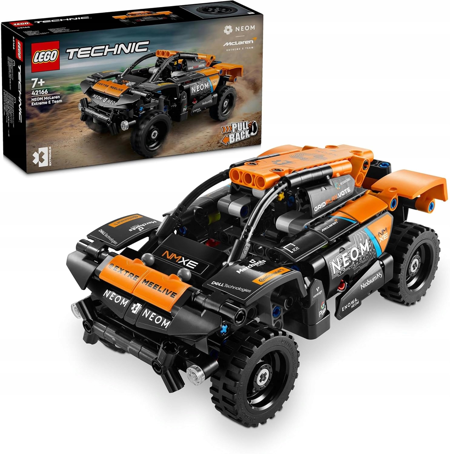 Lego Technic Neom McLaren Extreme E Race Car, hračka pro děti