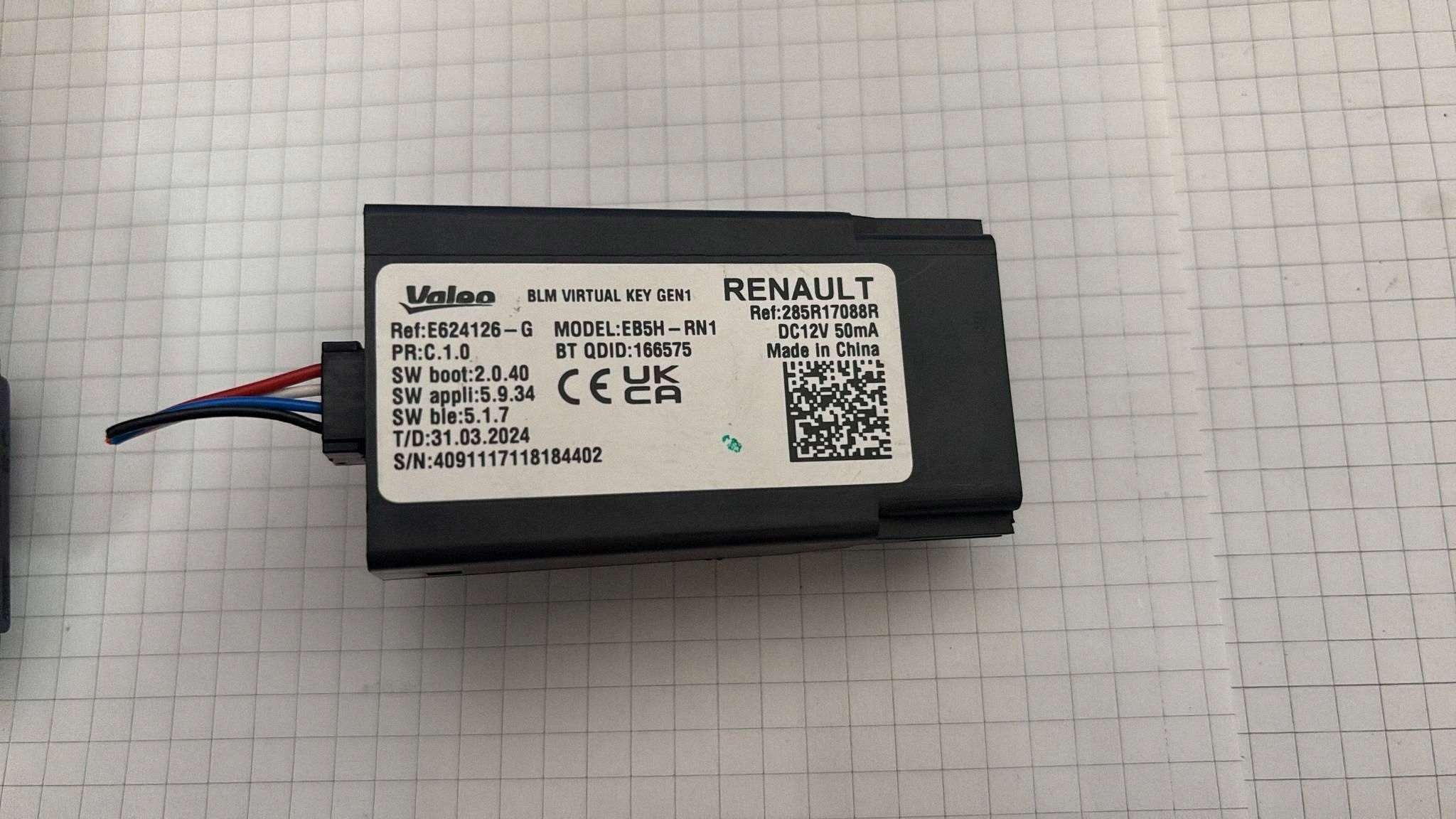 module control unit Renault 4 285R17088R
