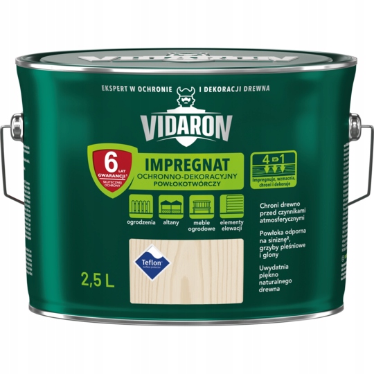 

Vidaron Impregnat Powłokotwórczy Do Drewna 2,5L