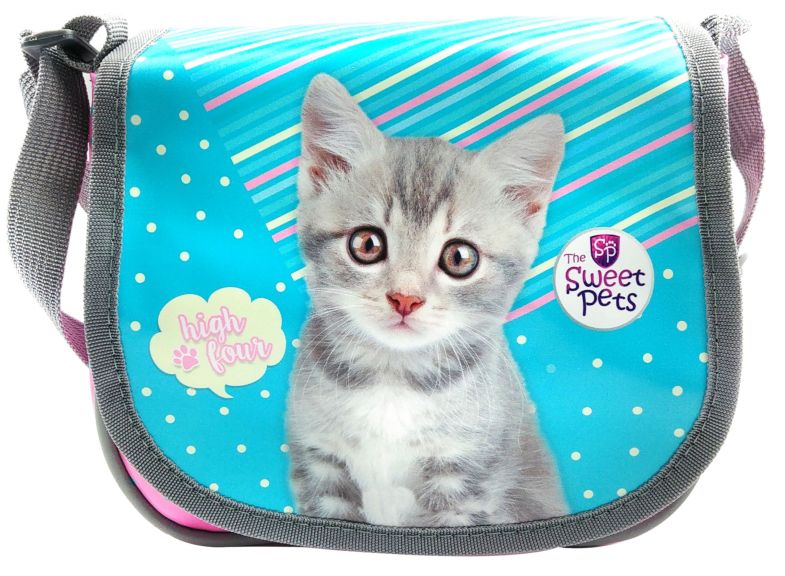 TOREBKA DLA DZIEWCZYNKI NA PASKU TOREBECZKA KOTEK