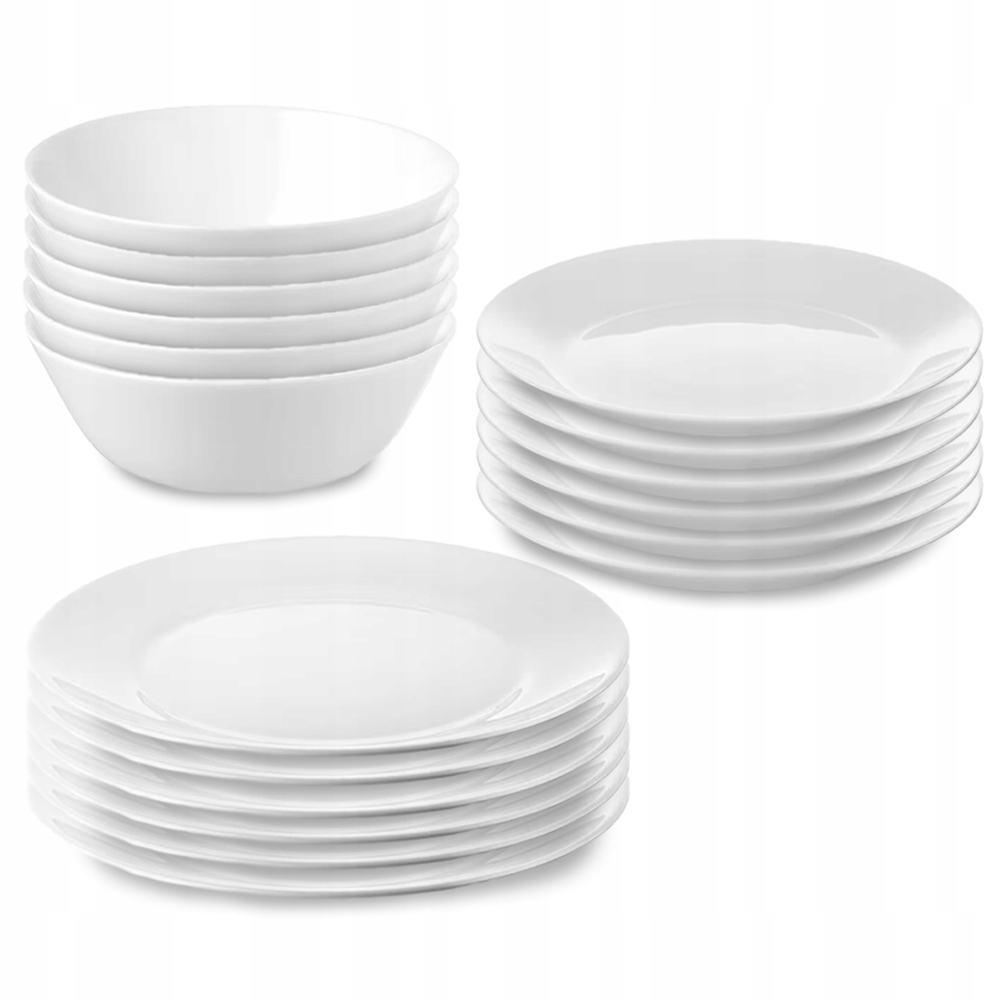 KOMPLET OBIADOWY ZESTAW DLA 6 OSÓB SERWIS 18 SZT.